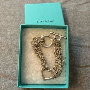 Authentic Tiffany Jewelry sterling silver bracelet with Tiffany &Co. box